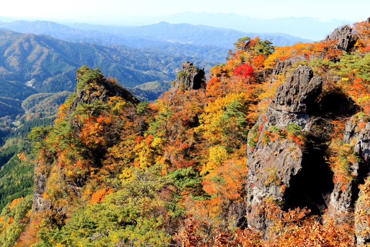 福島霊山の紅葉